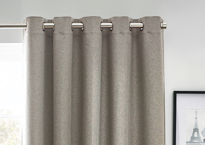 Dawn (Blackout) Eyelet, Grey - Ready Made Curtains - Image 9